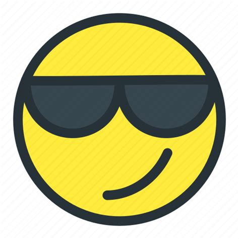 Royalty Free Emoji Svg Shades Emoticon Smiley Face W Sunglasses