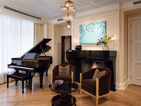 A Baby Grand Piano Is Positioned For Impromptu Musicales Living Media