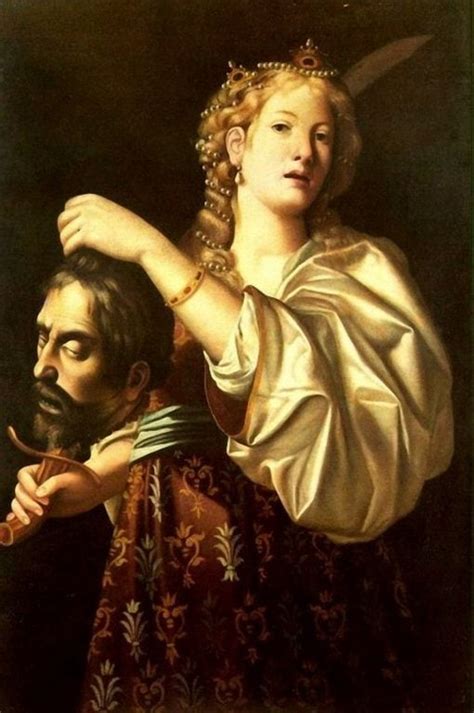 Judith With The Head Of Holofernes Painting Louis Finson Oil Paintings