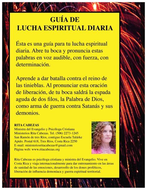 Guía De Lucha Espiritual Diaria Rita Cabezas