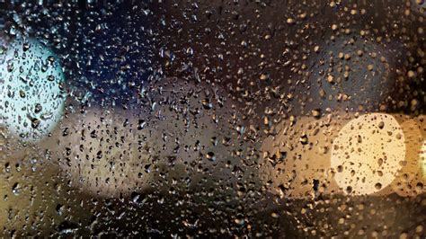 Wallpaper Glass Drops Glare Bokeh Wet Macro Hd Picture Image