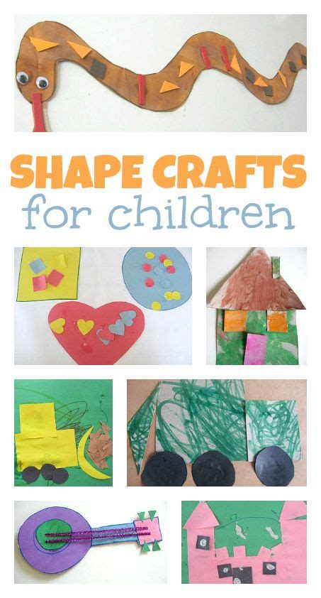15 Shape Crafts For Kids No Time For Flash Cards Preschool Colors