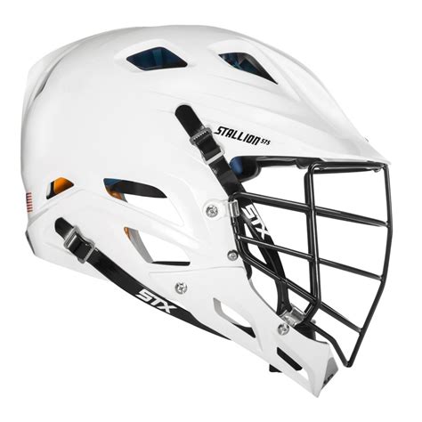 Stx Stallion 575 White Large In Stock Lacrosse Helmets Free Shipping
