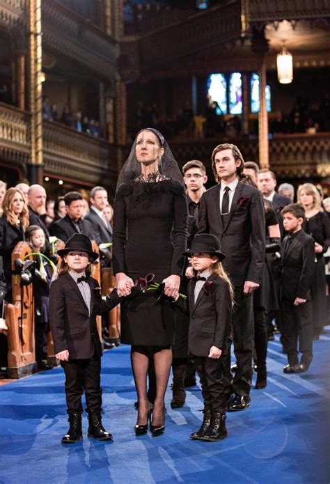 The most common husband funeral material is metal. Celine Dion in 2020 | Celine dion, Celine dion sons ...