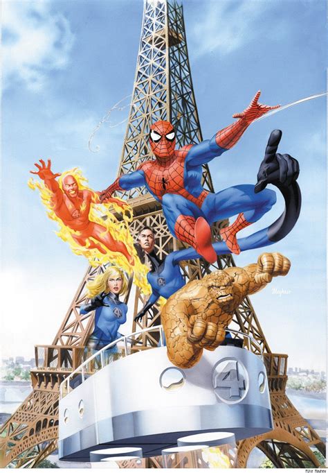 Spider Man And The Fantastic Four By Mike Mayhew Miss Hulk Batman
