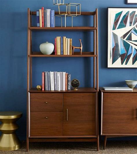 51 Elegant Mid Century Bookcase Design Ideas You Will Love Mid