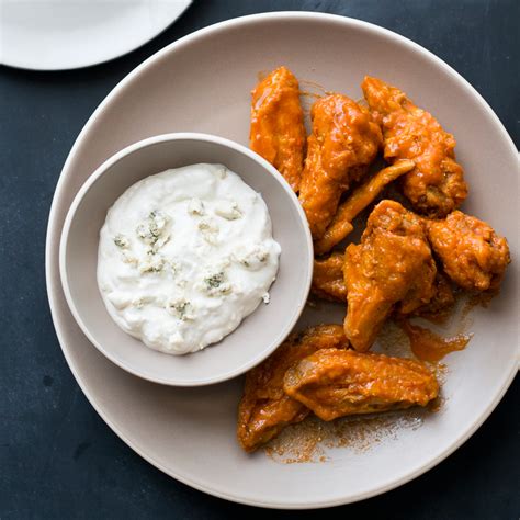 From hot wings to saucy wings, we've got the sauces, recipes and flavors you're craving. Chicken Wings with Blue Cheese Dip Recipe - Todd Porter ...