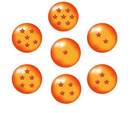 7 stars in the transparent ball, to be the shinning star in your life medium size: Super Esferas by lucario-strike on DeviantArt | Pantalla de goku, Pasteles de goku y Fiesta de goku