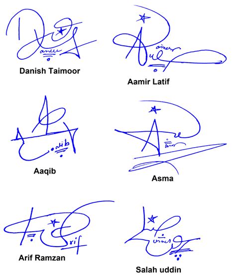 Handwritten Signature Styles Signature Png