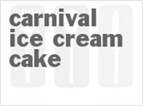 Carnival Ice Cream Cake Recipe Cdkitchen Com