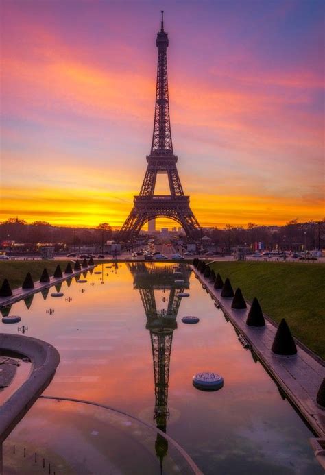 Eiffel Tower France Sunset Eiffel Tower Sunset France 6 Getting