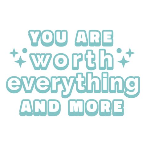 Self Worth Png Designs For T Shirt And Merch