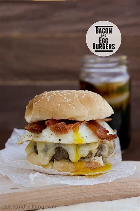Bacon And Egg Burger Taste And Tell