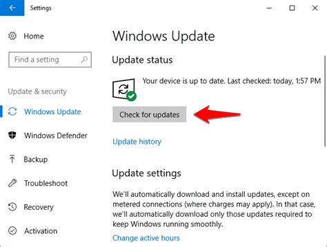 how to check for windows updates in windows 10
