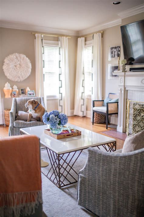 Our Southern Transitional Living Room Decor Glitter And Gingham