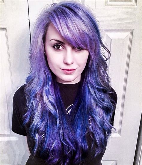 Purple Hair Blue Hair Jessnichole314 Hair Long Hair Styles Purple Hair