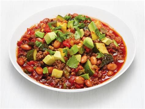 Beef chili usually takes at least an hour and a half to simmer on the stove, but you can cut that time down by half when you use a pressure cooker! Beef And Summer Squash Chili Recipe | Food Network Kitchen ...