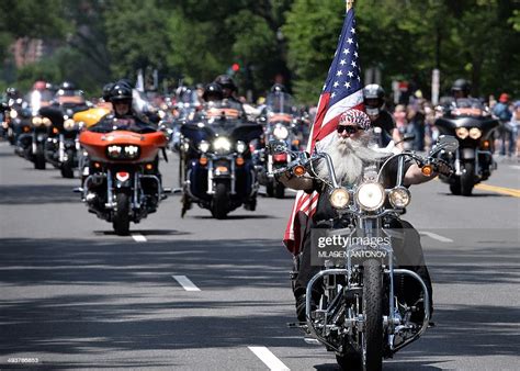 Bikers Take Part In The Annual Rolling Thunder Ride In Washington Dc