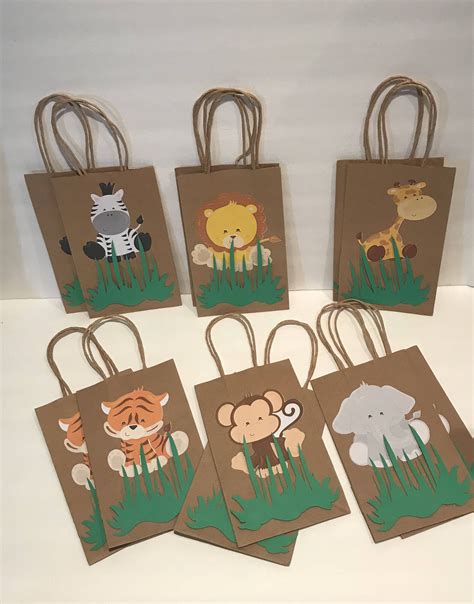 Animal Safari Goodie Bags Please Read Description On How Etsy