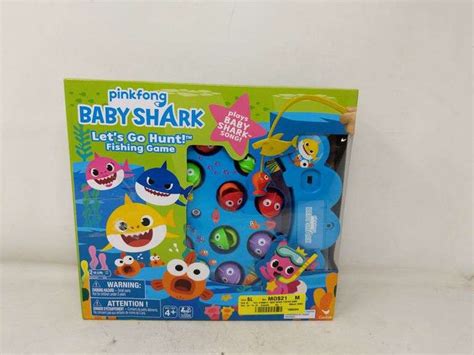Spin Master Pinkfong Baby Shark Lets Go Hunt Musical Fishing Game For