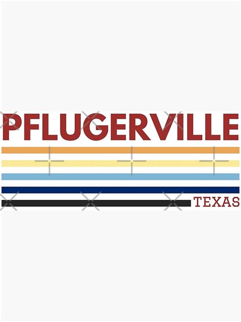 Pflugerville Texas Poster For Sale By Taumaturgo Redbubble