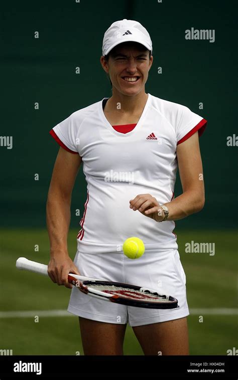 Justine Henin Belgium Wimbledon Lawn Tennis Club London England 25 June