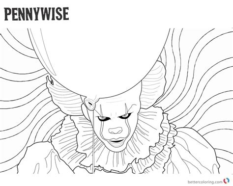 Aug 27, 2019 · printable scary clown pennywise coloring page. Pennywise Coloring Pages 2017 at GetColorings.com | Free ...
