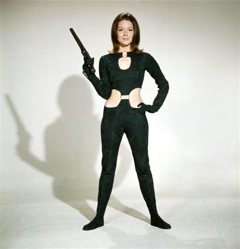 Diana Rigg As Emma Peel In The Terrific 1960s British Tv Show The