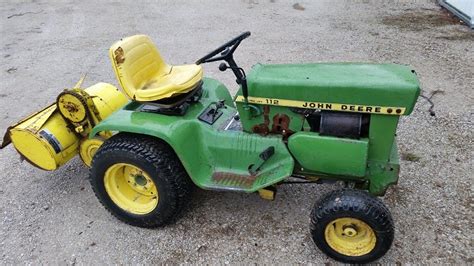1974 John Deere 112 W Attachments Central Il Weekend Freedom Machines