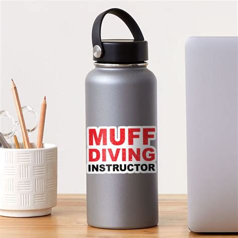 Muff Diving Instructor Funny Dive T Sticker By Onceproject Redbubble