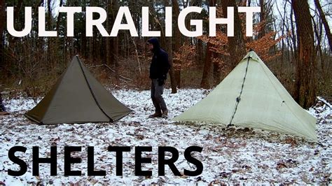 Ultralight Backpacking Shelter Setup Youtube