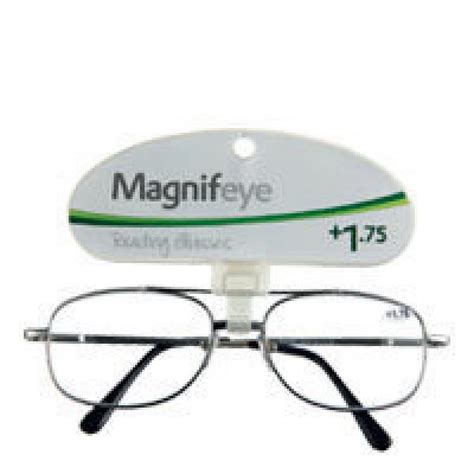 magnifeye reading glasses style b 1 75 reviews black box