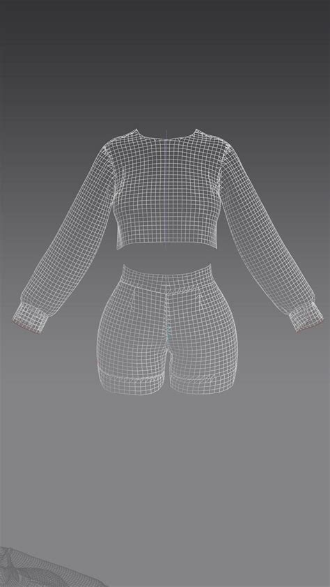 Artstation Clothes Set For Women 3d Model Game Assets