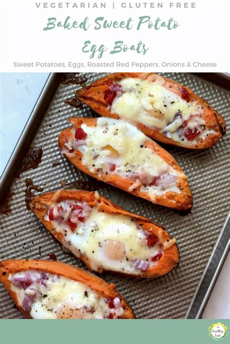 Baked Sweet Potato Egg Boats Recipe Eggs And Sweet Potato Egg