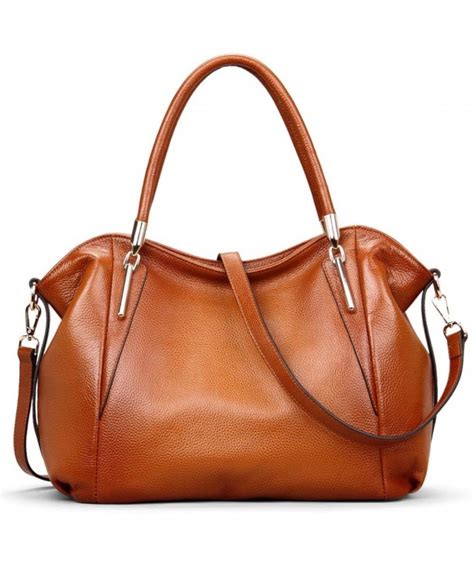 Genuine Leather Handbags Fashion Shoulder Brown Cd18exs92ri