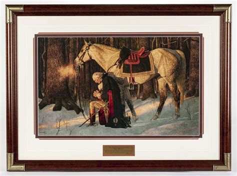Sold Price Arnold Friberg The Prayer At Valley Forge Print Invalid