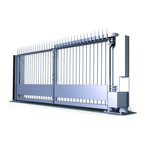 High Security Trackless Bi Fold Gate Leda Security Products