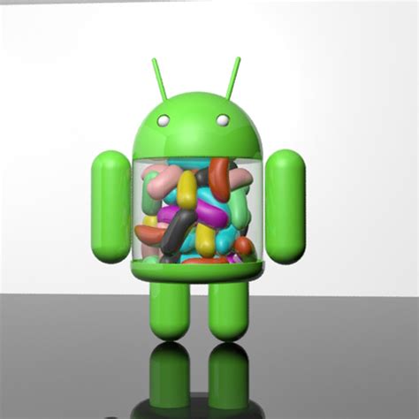 3d Android Jellybean Mascot 2 Cgtrader