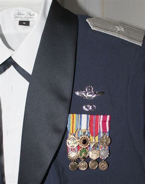 Air Force Mess Dress Medals Placement Airforce Military