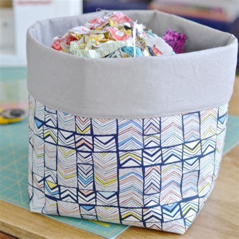 Diy Fabric Bucket Dear Handmade Life