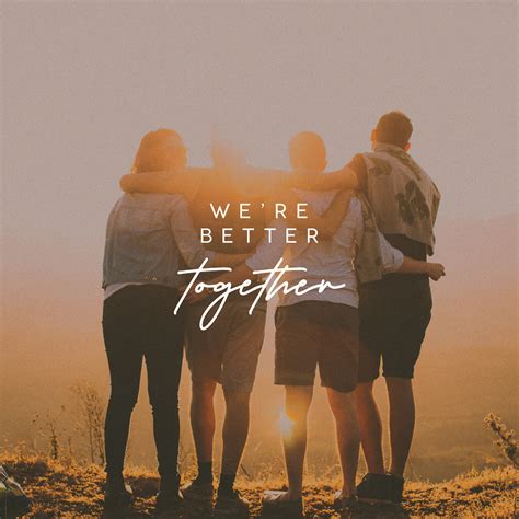 We're better together - Sunday Social