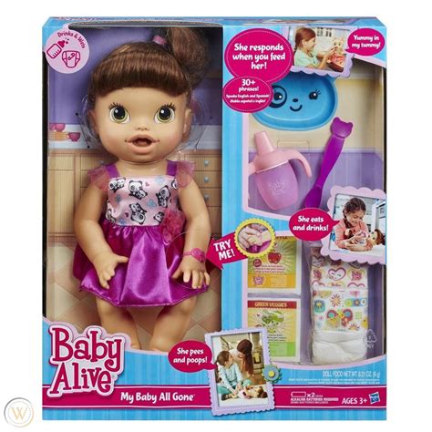 Baby Alive My Baby All Gone Doll Brunette 1849302867