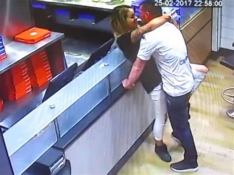 Warning Explicit Video Couple Caught Romping On Cctv In Dominos Warned They Could Face Jail