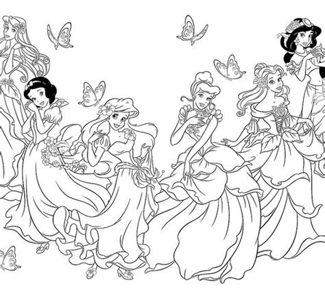 10 Dibujos De Princesas Para Imprimir Y Colorear Princesas Para