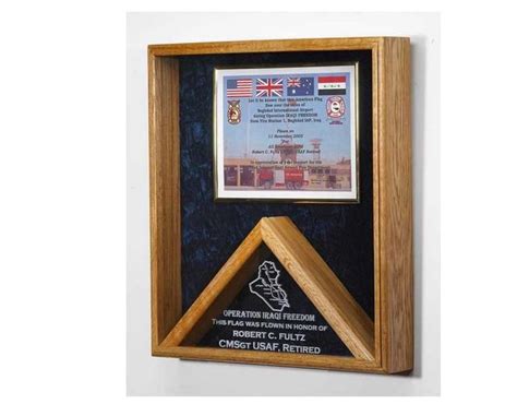 Buy Hand Made Military Awards And Flag Display Cases Made To Order