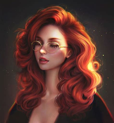 Pin By Mary Hargrove On Redhead Aesthetic In 2020 Digital Art Girl