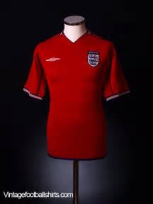 2002 04 England Away Shirt Xl
