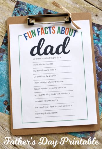 Fathers Day Printable Fill In The Blanks Letter Fathers Day