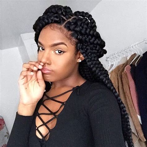 Braided Hairstyles For Black Women Big Box Braids 17 Images About