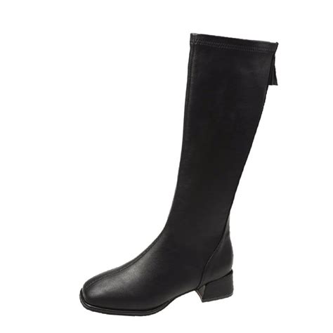 Buy Small Boots Women Do Not Over The Knee Tall Knight Boots Winter